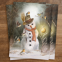 Postcard from Iris Esther - Enchanted Snowman