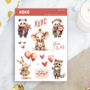 XOXO Sticker Sheet by Penpaling Paula