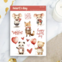 Heart's Day Sticker Sheet by Penpaling Paula