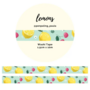 Washi Tape Lemons by Penpaling Paula