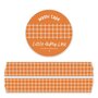 Orange Grid Washi Tape - Little Lefty Lou 