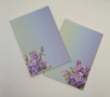 A5 Notepad Lilacs - by StationeryParlor