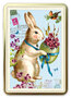 TS047 Tausendschön golden metal box - Bunny (Easter)