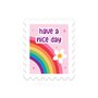 5 x Stamp Have a Nice Day Stickers - Stationery Heaven X Little Lefty Lou
