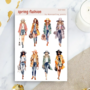 Spring Fashion Sticker Sheet by Penpaling Paula