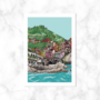 Postcard Cinque Terre by Kaartstudio