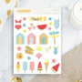 Summer Sticker Sheet by Penpaling Paula