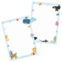 Illustrated Letter Pad Sea Creatures by Penpaling Paula