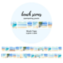 Washi Tape Beach Scenes by Penpaling Paula