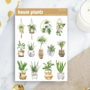 Houseplants Sticker Sheet by Penpaling Paula