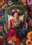 Frida Kahlo: Met Theekopje | Postcard Fripperies