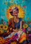 Frida Kahlo: Sunshine | Postcard Fripperies