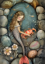 Mermaids: Krab | Postcard Fripperies