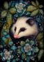 Midnight Animals: Opossum | Postcard Fripperies