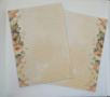 A4 Notepad Autumn Flowers - by StationeryParlor