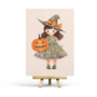 Postcard Halloween Doll by Penpaling Paula