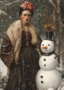 Frida Kahlo: Snowman | Postcard Fripperies