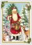 PK 1164 Tausendschön Postcard Christmas - Santa with toys