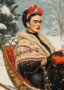 Frida Kahlo: Sleigh | Postcard Fripperies