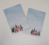 A5 Notepad Winter Houses - by StationeryParlor