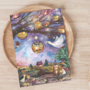 Postcard Romyillustrations - Lampionnenboom