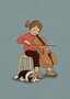 Postcard Belle and Boo | Cello