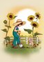 Postcard Belle and Boo | Harvesting Sunshine