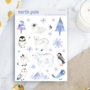 North Pole Sticker Sheet by Penpaling Paula