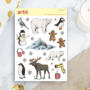 Arctic Sticker Sheet by Penpaling Paula