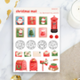 Christmas Mail Sticker Sheet by Penpaling Paula