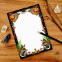 A5 Herbstliebe (Fox and Squirrel) Notepad - by TinyTami