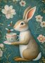 Animal Tea Time: Haas | Postcard Fripperies