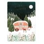 The Lemonbird Postcard | camping in winter wonderland