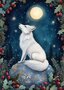 Berry Christmas: Wolf | Postcard Fripperies