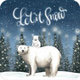 Rosie Hilyer Postcard - Let it snow