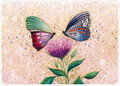 Jehanne Weyman Postcard - Butterflies in Love