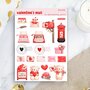 Valentine's Mail Sticker Sheet by Penpaling Paula