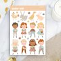 Easter Kids Sticker Sheet by Penpaling Paula