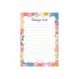 A6 Notepad Today's List (Flowers) by Muchable