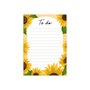 A6 Notepad To Do (Sunflowers) by Muchable