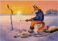 Postcard 364 by Katja Saario - Fishing