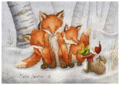 Postcard 79 by Katja Saario - The Christmas Gift