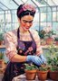 Frida Kahlo: Gardening | Postcard Fripperies