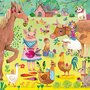 Mila Marquis Square Postcard | Farm Animals