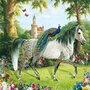 Barbara Behr - Auguri Postcard | Horse and Peacock