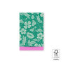 5 Paper Bags Poppy Green - Pink (12x19cm)