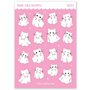 Ghost Cats Waterproof Stickers - Little Lefty Lou