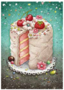 Postcard 240 by Katja Saario - Birthday Cake