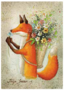 Postcard 216 by Katja Saario - The Flower Basket