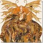 Square Astrology Postcard Johara | Fée du Lion (Leo)